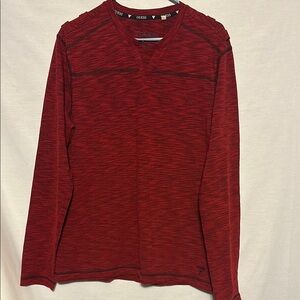 GUESS Red Long Sleeve Shirt